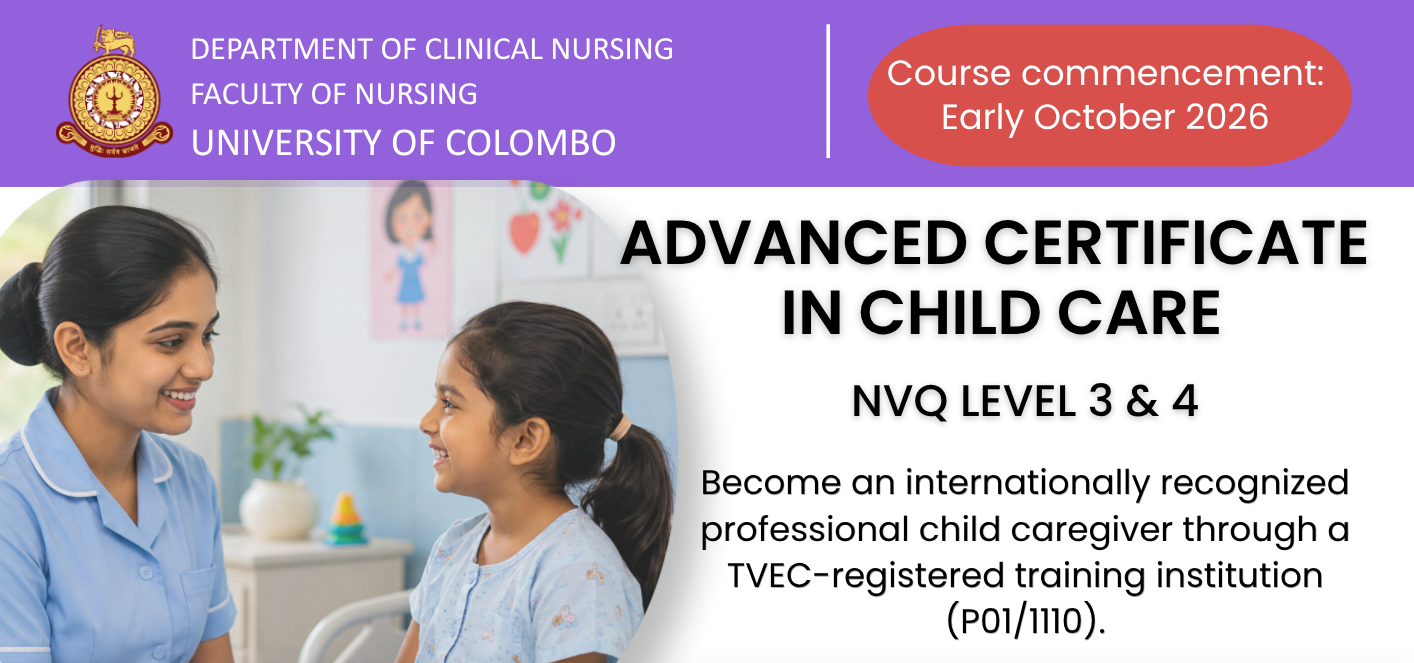 Advanced Certificate in Child Care (NVQ Level 3 & 4)