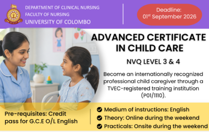 Advanced Certificate in Child Care (NVQ Level 3 & 4)