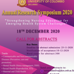 Annual Research Symposium 2020 – Call For Abstracts | Faculty of Nursing