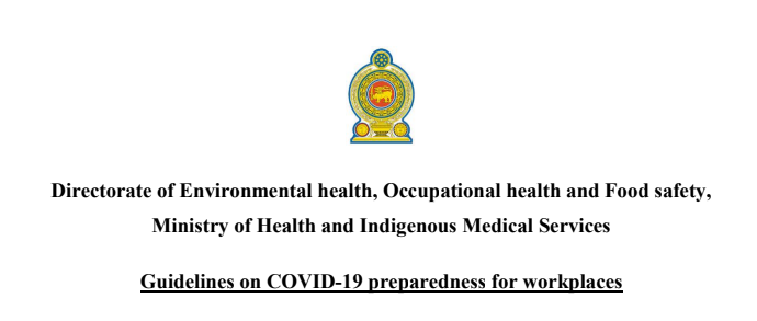 Guidelines on COVID-19 preparedness for workplaces