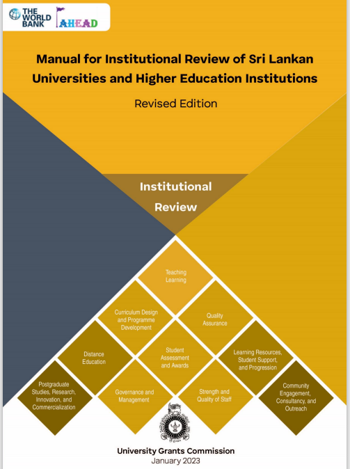 Manual for Institutional Review of Sri Lankan Universities and Higher Education Institutions