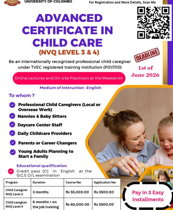 Advanced Certificate in Child Care (NVQ Level 3 & 4)